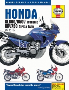 Haynes Honda XL600/650V Transalp; XRV750 Africa Twin 1987-2007