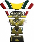 Motografix Tankpad Italia Racing 900 Geel + Italiaanse Vlag