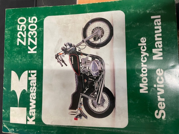 WERKPLAATSHANDBOEK Z250A/KZ305