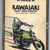 Clymer Kawasaki Service & Repair Handbook 250 & 350cc Twins 1966-1971
